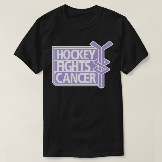 T-SHIRT LE HOCKEY COMBATTRE LE CANCER (Design devant)