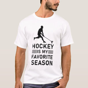 T-shirt Le hockey est ma saison préférée