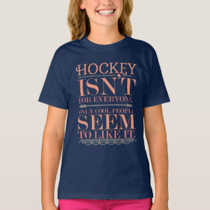 T-shirt Le hockey n'est pas réservé aux Cool