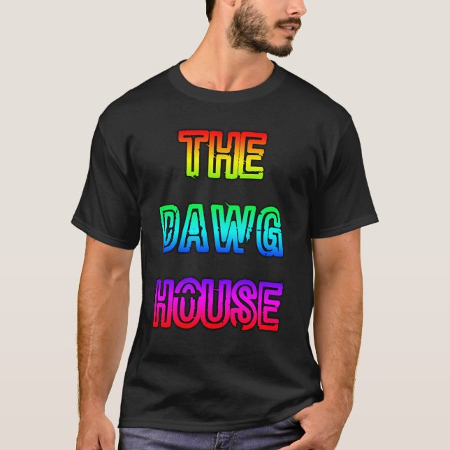 T-shirt Le Hotdog de la Maison du Chien (Devant)