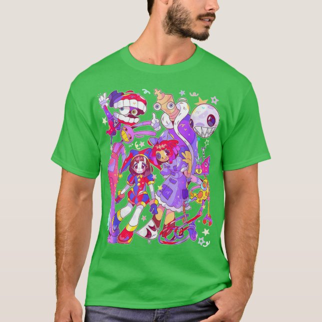 T-shirt Le incroyable ami 1 de Pomni du Cirque Numérique (Devant)