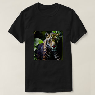T-shirt Le Jaguar - Prédateur de la jungle de feu