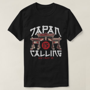 T-shirt Le Japon Appelle Et Je Dois Y Aller, Vacances Drôl