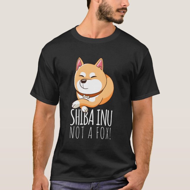 T-shirt Le Japonais Shiba Inu Pas Un Renard Kawaii Chien (Devant)