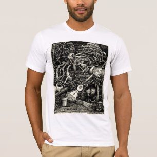T-shirt Le jardin de la folie par Brian Benson