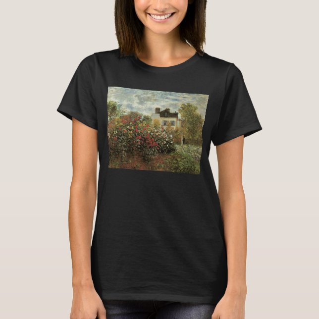 T-shirt Le Jardin de Monet à Argenteuil de Claude Monet (Devant)