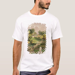 T-shirt Le jardin du côté de colline, château Combe, de