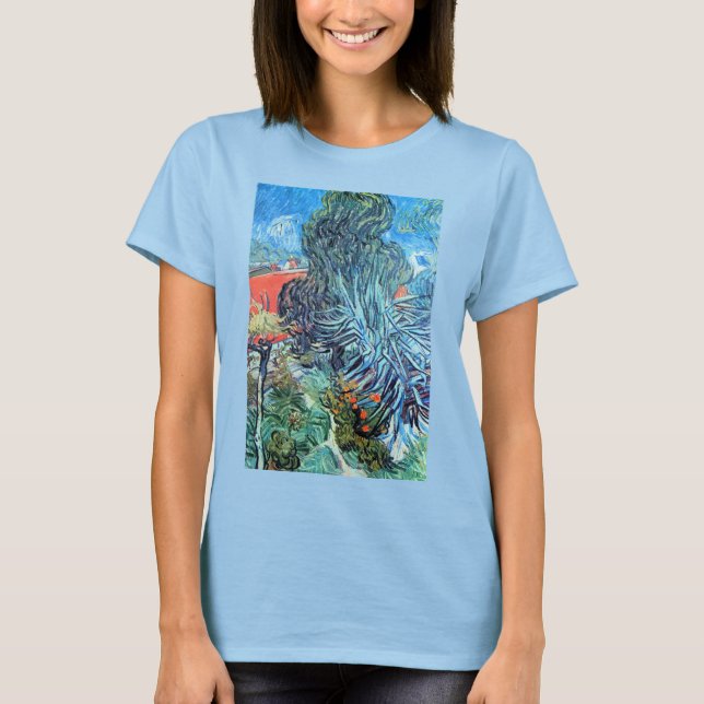 T-shirt Le jardin du docteur Gachet, Auvers par Vincent va (Devant)