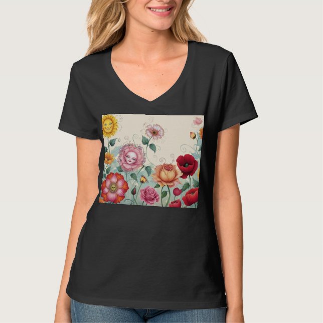 T-shirt Le Jardin qui bavarde (Devant)