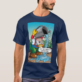 T-shirt Le jardinier Gnome trop enthousiaste