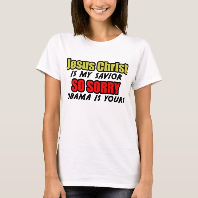 T-shirt Le Jésus-Christ est mon sauveur (Devant)