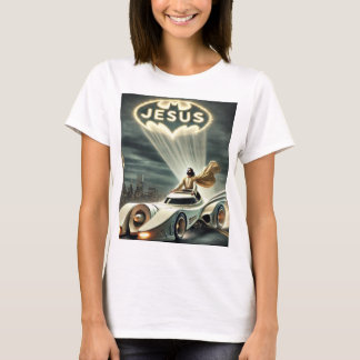 T-shirt Le Jesusmobile : Sauveur dans la nuit