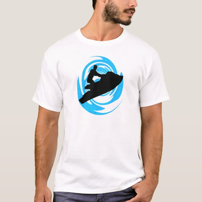 T-SHIRT LE JET SKIENT JE (Devant)