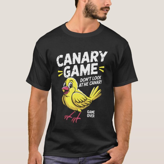 T-shirt Le jeu de canari drôle (Devant)