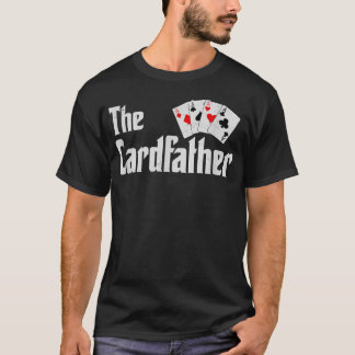 T-shirt Le jeu de cartes Papa Poker Cartes à jouer Papa