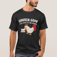Le jeu de poulet ne regarde pas le poulet drôle