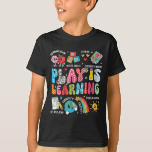 T-shirt Le Jeu Est L'Apprentissage, Le Retour À L'École, L