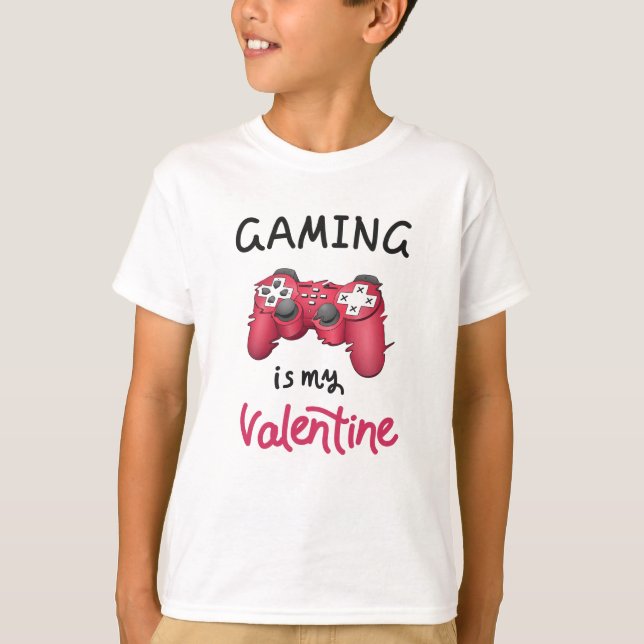 T-shirt Le jeu est mon Saint-Valentin (Devant)