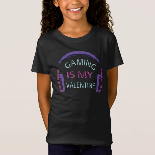 T-Shirt Le jeu est mon Valentin (Devant)