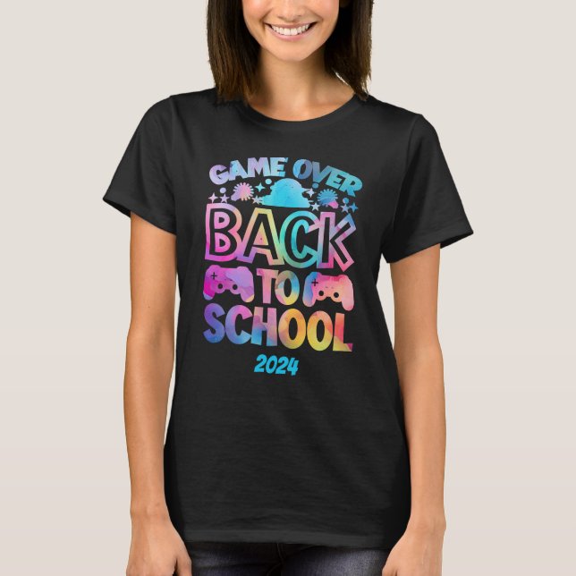 T-SHIRT LE JEU FUNNY EST DE RETOUR À L'ÉCOLE (Devant)