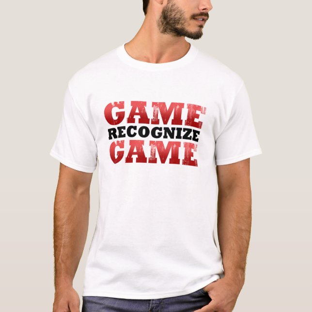 T-shirt Le jeu identifient le jeu (Devant)