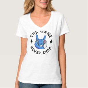 T-shirt Le jeu ne se termine jamais