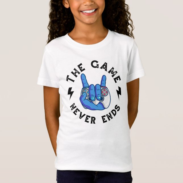 T-Shirt Le jeu n'est jamais fini (Devant)