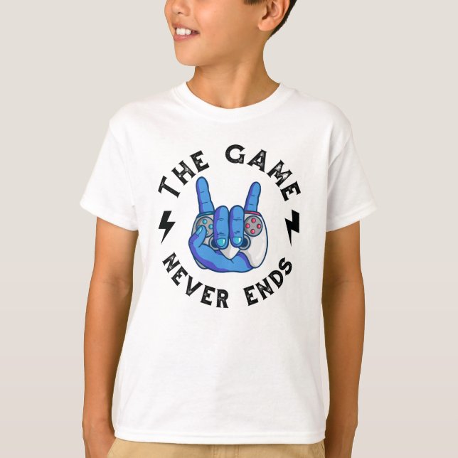 T-shirt Le jeu n'est jamais terminé (Devant)