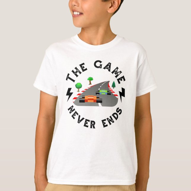 T-shirt Le jeu n'est jamais terminé (Devant)