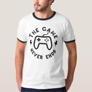 T-shirt Le jeu n'est jamais terminé