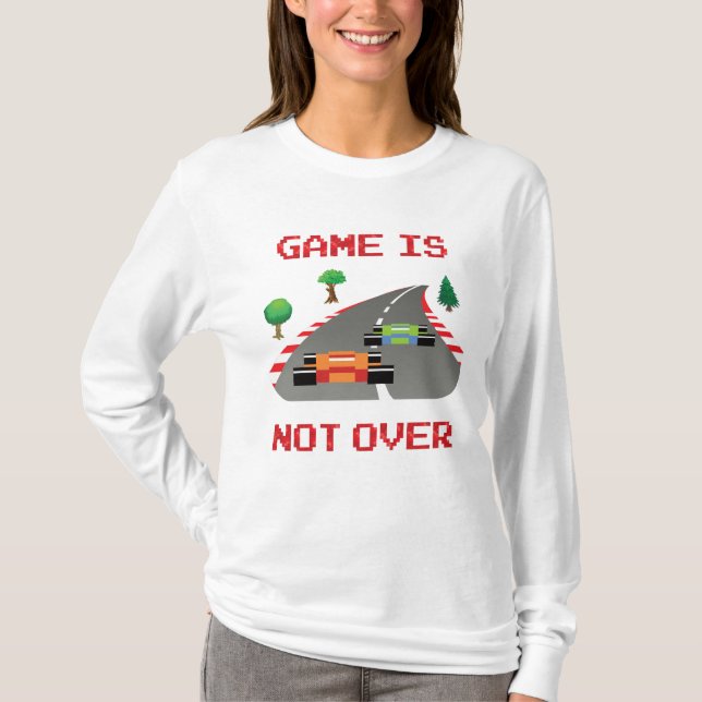 T-shirt Le jeu n'est pas sur Pixelated Video Game (Devant)