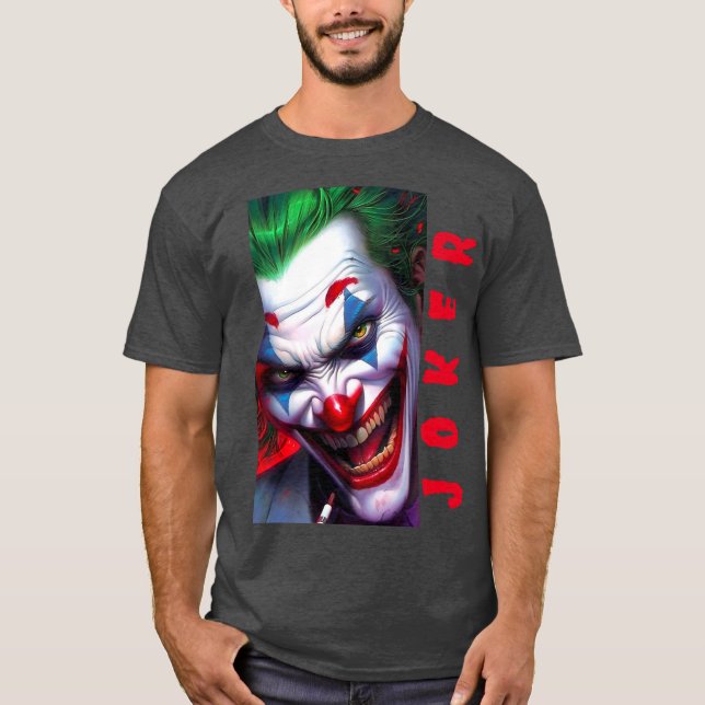 T-shirt "Le Joker - Chaos et rire" (Devant)