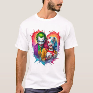 T-shirt Le Joker et la Harlequin 