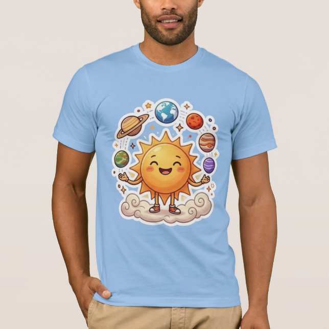 T-shirt Le Jongleur Cosmique (Devant)