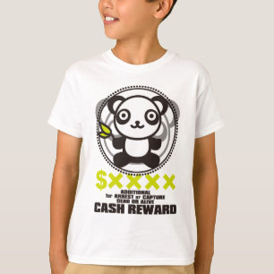 T-shirt Le jouet en peluche du panda
