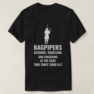 T-shirt Le Joueur de musique écossais de Bagpipe Funny Gi