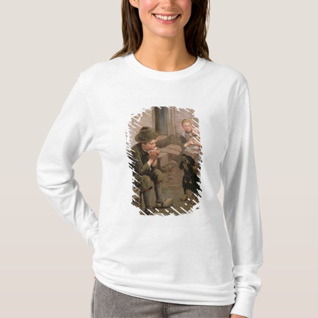T-shirt Le joueur d'organe de bouche (Devant)