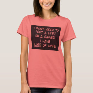 T-shirt Le joueur vit