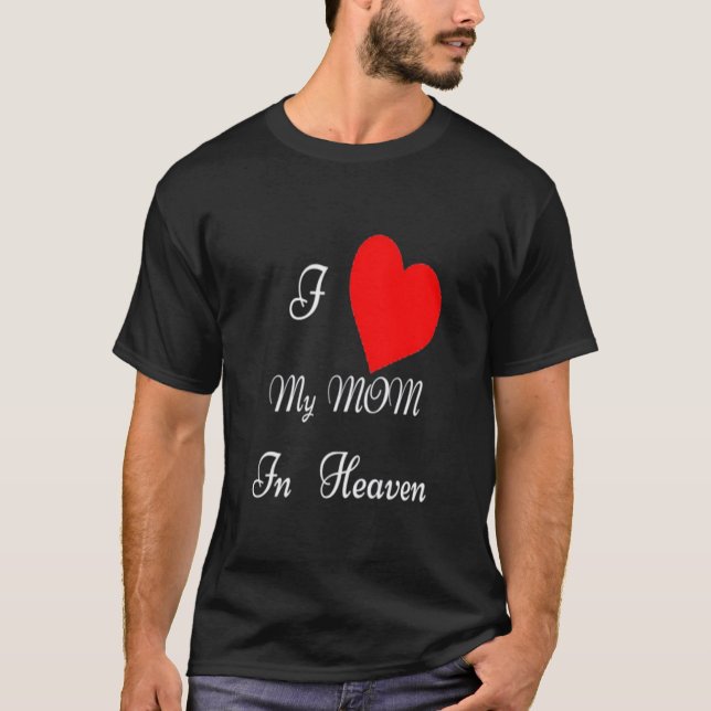 T-SHIRT LE JOUR DE LA MÈRE J'AIME MA MÈRE DANS UN PREM MÉM (Devant)