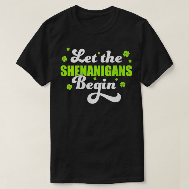 T-shirt Le Jour de la Saint Patrick des femmes laisse les  (Design devant)