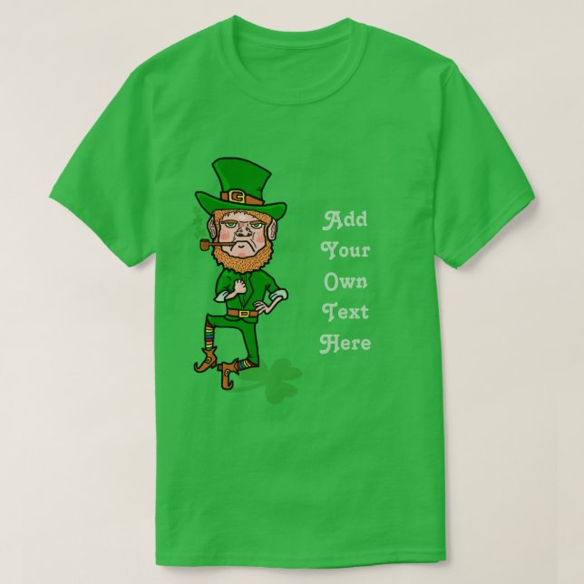 T-shirt Le Jour de la Saint Patrick drôle de lutin a (Design devant)