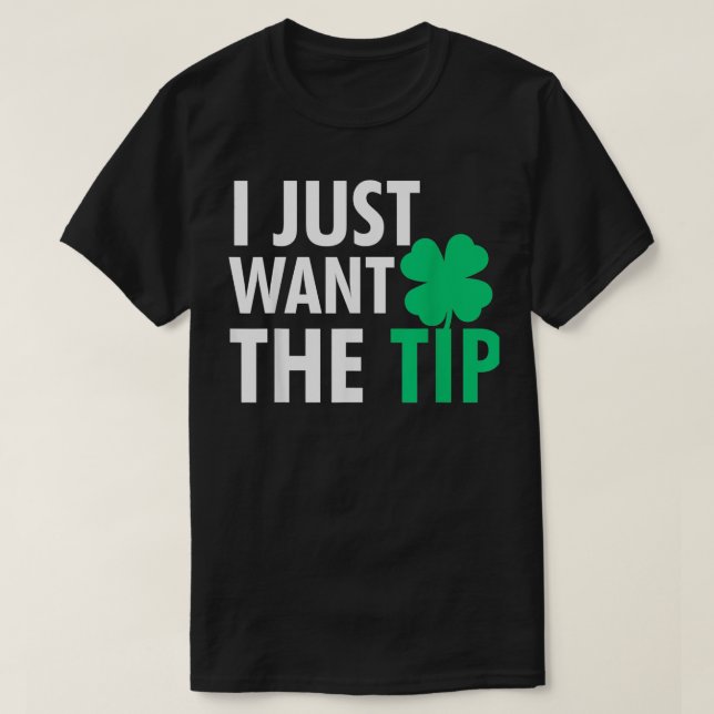 T-shirt Le Jour de la Saint Patrick Du Bartender Shirt Drô (Design devant)