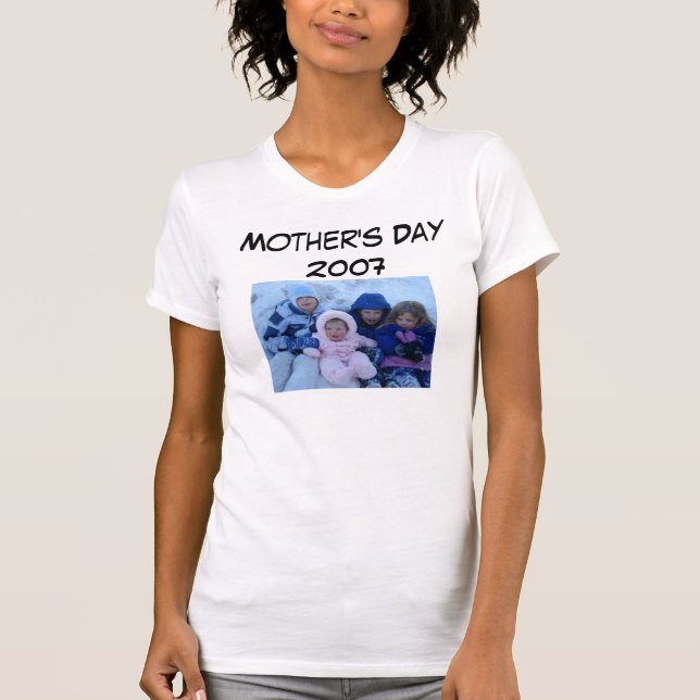 T-shirt Le jour de mère 2007 (Devant)