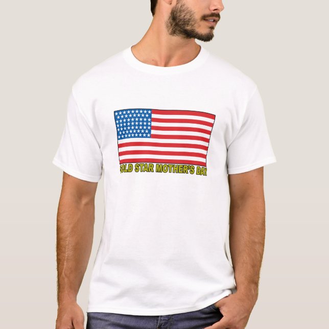 T-SHIRT LE JOUR DE MÈRE D'ÉTOILE D'OR (Devant)