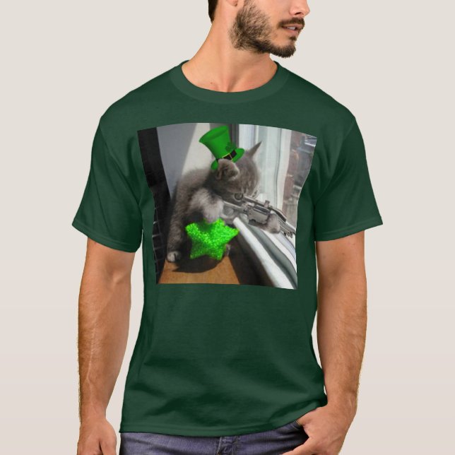 T-shirt Le jour de St Patrick de Kitty (Devant)