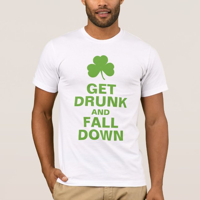 T-shirt Le jour de St Patrick drôle (Devant)