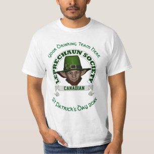 T-shirt Le jour de St Patrick fait sur commande de lutin