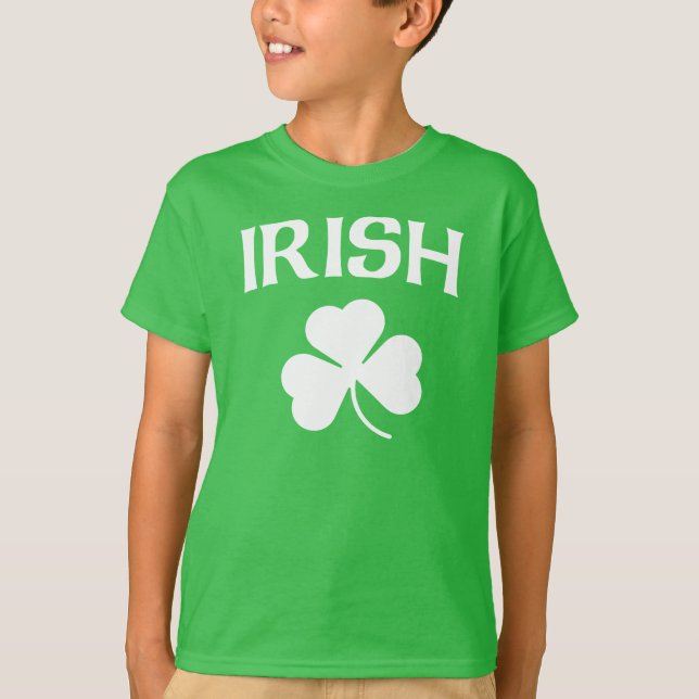 T-shirt Le jour de St Patrick irlandais de shamrock (Devant)