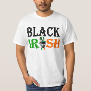 T-shirt Le jour de St Patrick irlandais noir d'Irlandais