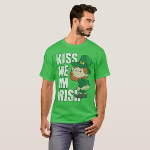 T-shirt Le jour de St Patrick m'embrassent que je suis